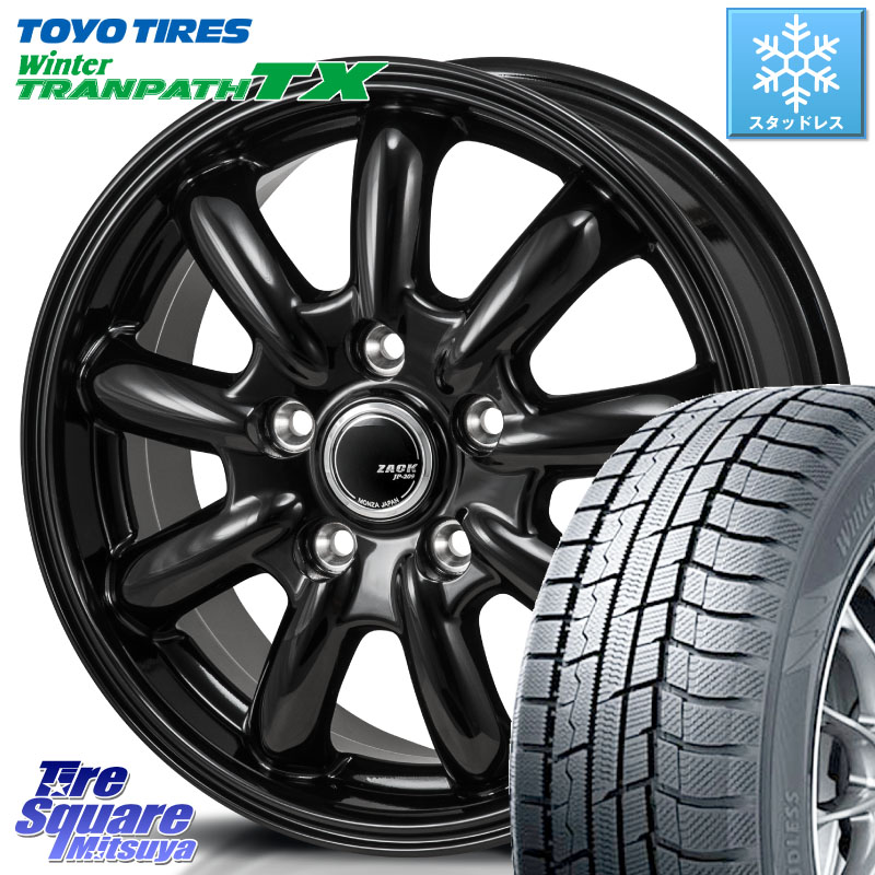 TOYO WINTERTRANPATH TX 2024~2025年製 ウィンター トランパス TX スタッドレス ミツヤ 235/55R18 Japan三陽 ZACK JP-209 JP209 ザック ホイール 18 X 7.5J +38 5穴 114.3