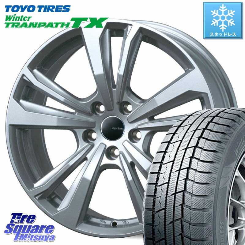 TOYO WINTERTRANPATH TX 2024~2025年製 ウィンター トランパス TX スタッドレス ミツヤ 225/60R17TARGA smartline365 スマートライン 17X7.5J(AUDI A6 D2D) 38 5穴 112 アウディ A6 F2系｜タイヤスクエアミツヤ