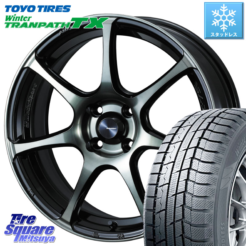 TOYO WINTERTRANPATH TX 2024~2025年製 ウィンター トランパス TX スタッドレス ミツヤ 165/55R15 WEDS 73970 ウェッズ スポーツ SA75R SA-75R 15インチ 15 X 5.0J +45 4穴 100 N-BOX タント スペーシア サクラ