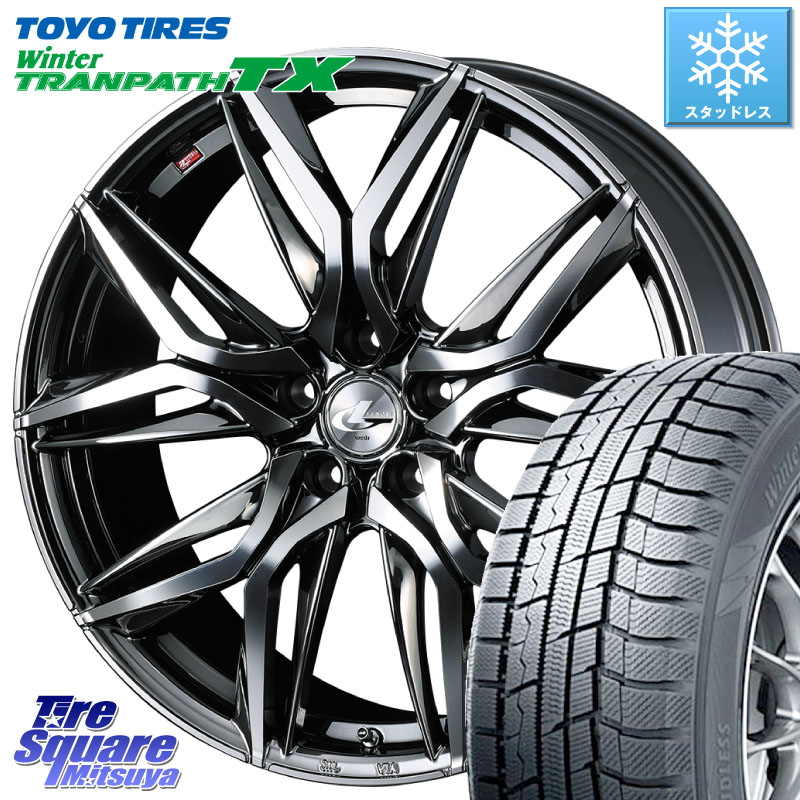 TOYO WINTERTRANPATH TX 2024~2025年製 ウィンター トランパス TX スタッドレス ミツヤ 225/55R19 WEDS 【欠品次回05月上旬】 40833 レオニス LEONIS LM BMCMC 19インチ 19 X 7.5J +48 5穴 114.3 T32エクストレイル CX-5 CX-8 BT5レガシィアウトバック