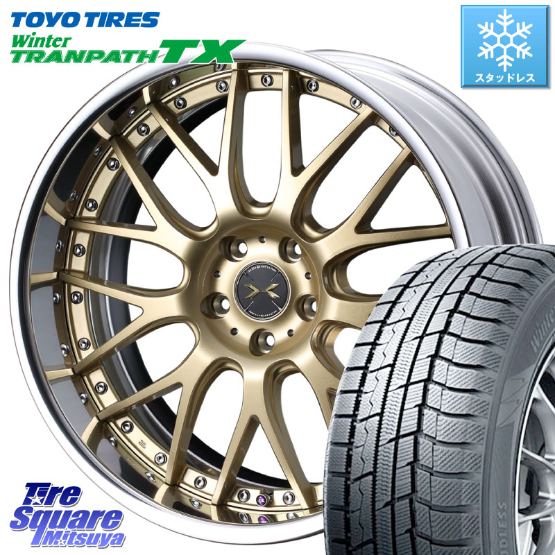 TOYO WINTERTRANPATH TX 2024~2025年製 ウィンター トランパス TX スタッドレス ミツヤ 235/50R18WEDS MAVERICK 709M S-LoDisk 18インチ 2ピース 18X8.5J 39 5穴 114.3 30系アルファード/ヴェルファイア 20系アルファード ヴェルファイアハイブリッド ヴェルファイア|タイヤスクエアミツヤ