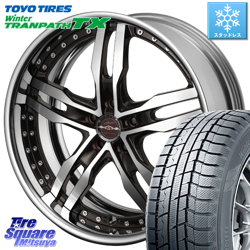 TOYO WINTERTRANPATH TX 2024~2025年製 ウィンター トランパス TX スタッドレス ミツヤ 235/55R18KYOHO SHALLEN XF-55 LowType Disk18インチ 2ピース 18X8.5J 30 5穴 114.3 デリカD:5 D5 カスタムサイズ|タイヤスクエアミツヤ