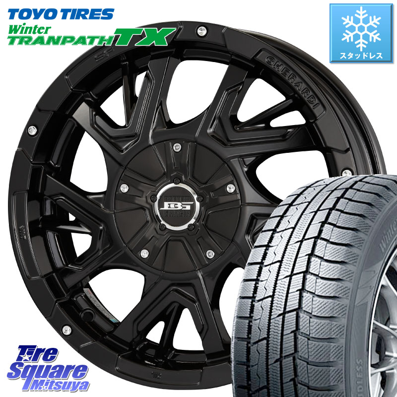 TOYO WINTERTRANPATH TX 2024~2025年製 ウィンター トランパス TX スタッドレス ミツヤ 165/55R15 KOSEI ボトムガルシア ゲラルディ ホイール 15 X 4.5J +45 4穴 100 N-BOX デリカミニ2WD タント スペーシア サクラ 71,720円