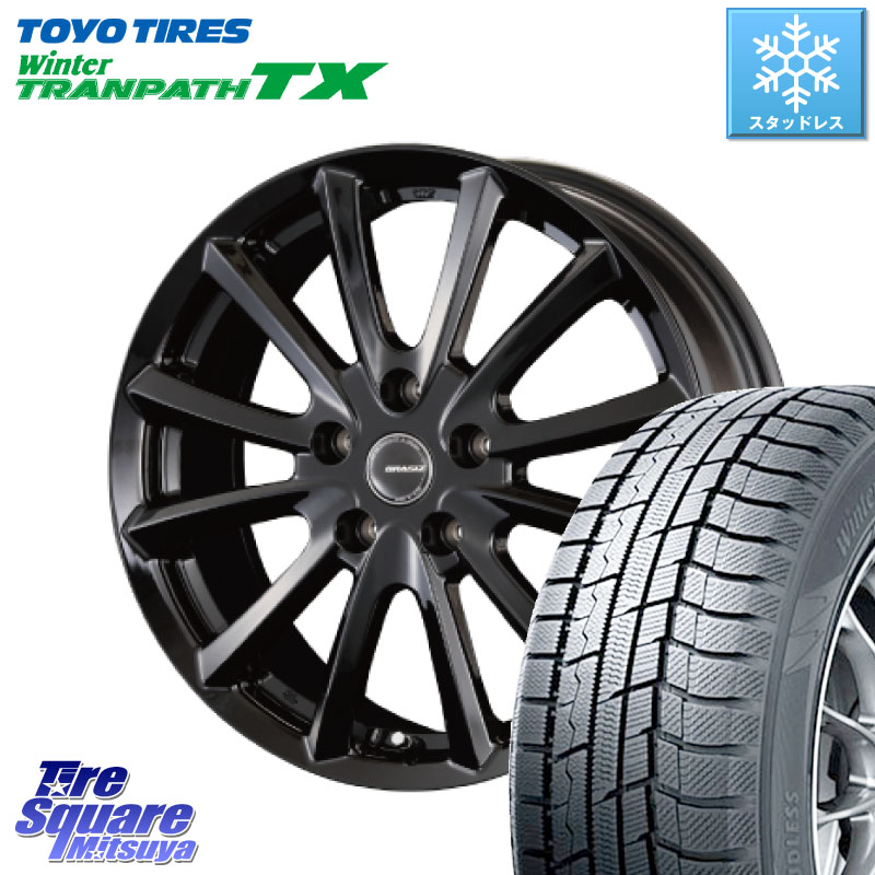 TOYO WINTERTRANPATH TX 2024~2025年製 ウィンター トランパス TX スタッドレス ミツヤ 215/60R17 KOSEI クレイシズVS6 QRA711Bホイール 17 X 7.0J +48 5穴 114.3 C-HR 50系エスティマ 10系カローラクロス E52エルグランド ZR-V RV系ヴェゼル RC系オデッセイ後期 CX-30