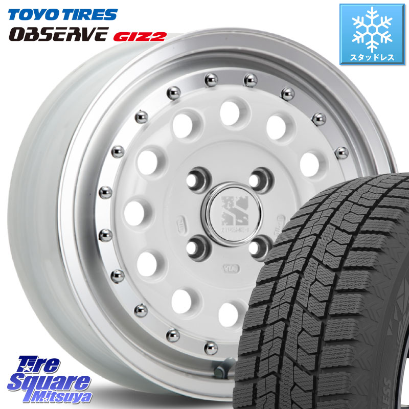 TOYO オブザーブ ギズ2 〇 OBSERVE GIZ2 スタッドレス ミツヤ 165/65R14 MLJ XTREME-J エクストリーム RUGGED WH 14インチ 14 X 5.0J +35 4穴 100 M900系タンク・ルーミー 700系パッソ ダイハツ トールM900S・M910S スバル ジャスティM900F・M910F