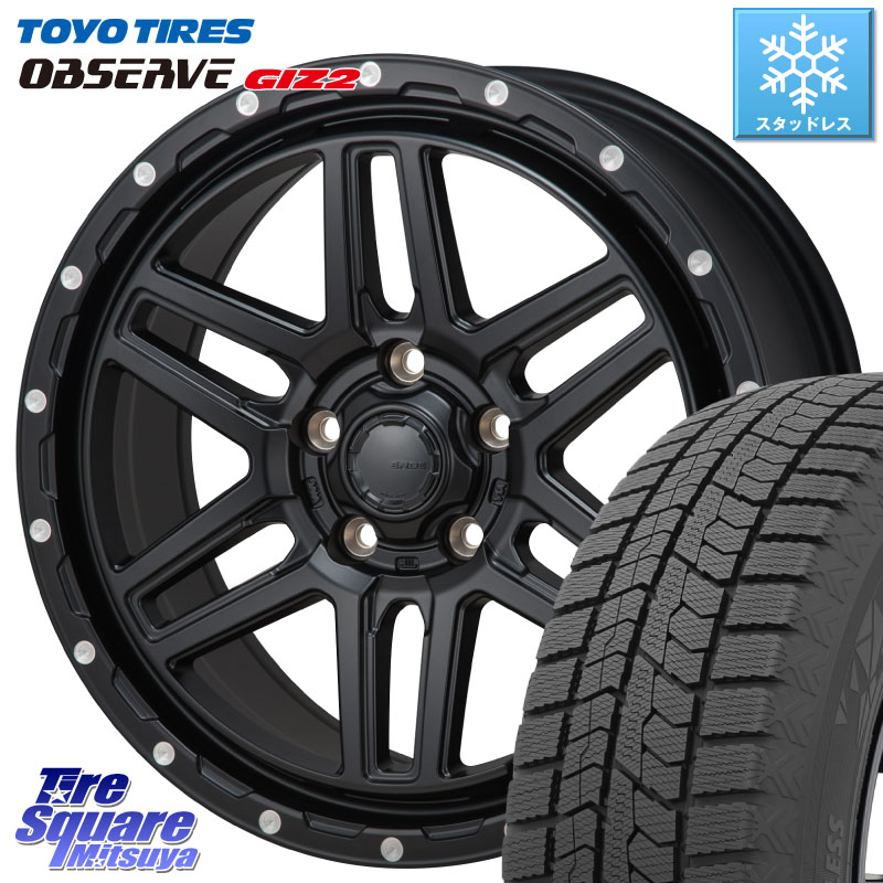 TOYO オブザーブ ギズ2 〇 OBSERVE GIZ2 スタッドレス ミツヤ 215/55R17 MONZA HI-BLOCK ERDE 17インチ 17 X 7.5J +41 5穴 114.3 70系カムリ