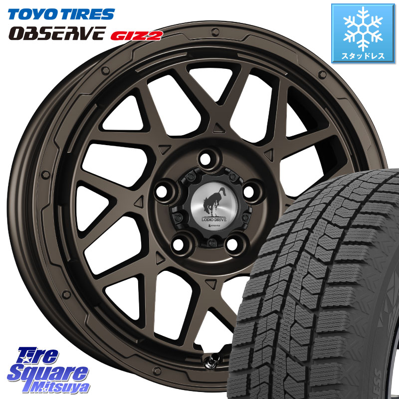 TOYO オブザーブ ギズ2 〇 2025年製 在庫● OBSERVE GIZ2 4本単位での販売 スタッドレス ミツヤ 215/60R16SUPER STAR LODIO DRIVE ロディオドライブ 8M MONO モノ 16X7.0J 42 5穴 114.3 ジューク JUKE 日産 マークXジオ エスティマ スカイラインセダン 日産 クラウンロ|タイヤスクエアミツヤ