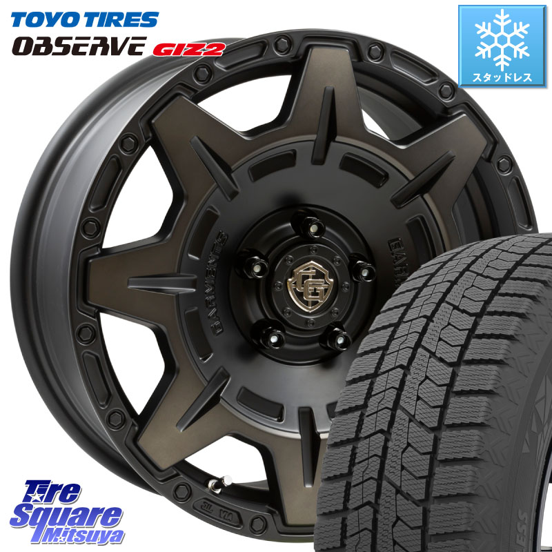 TOYO オブザーブ ギズ2 〇 OBSERVE GIZ2 スタッドレス ミツヤ 215/50R17WEDS CROSS OVER GARMENTS StyleM 17インチ 17X7.0J 35 5穴 114.3 SAI インサイト|タイヤスクエアミツヤ
