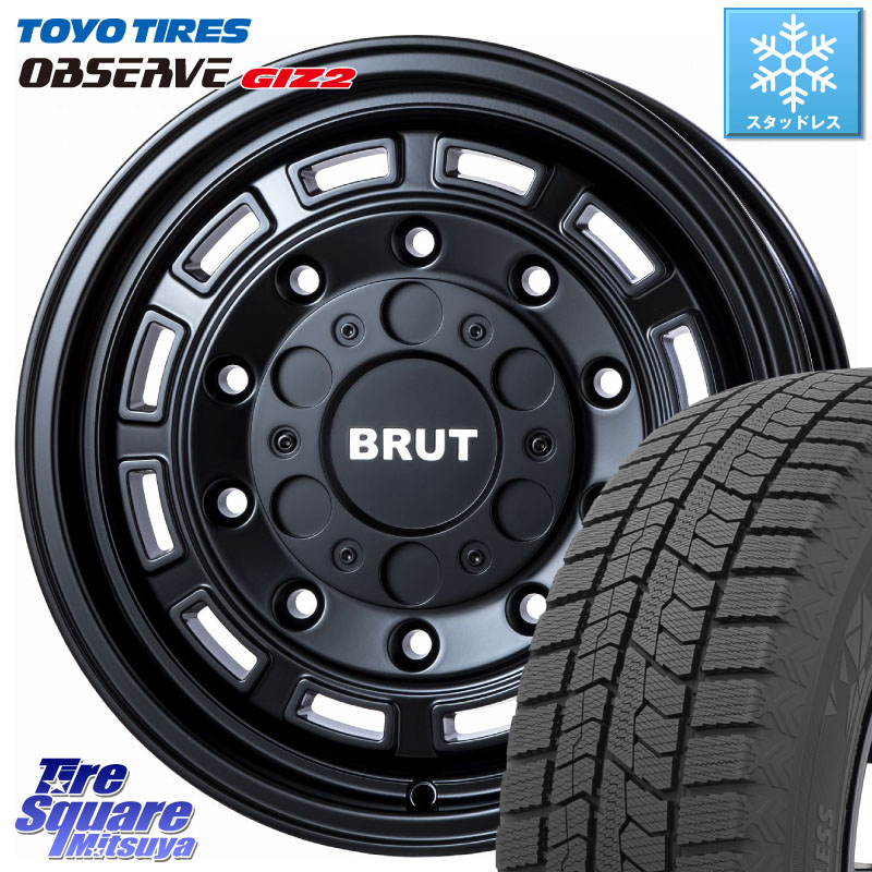 TOYO オブザーブ ギズ2 〇 2025年製 在庫● OBSERVE GIZ2 4本単位での販売 スタッドレス ミツヤ 205/65R16 BRUT ブルート BR-70 BR70 ホイール 16インチ 16 X 6.5J +30 5穴 114.3 10系アルファード
