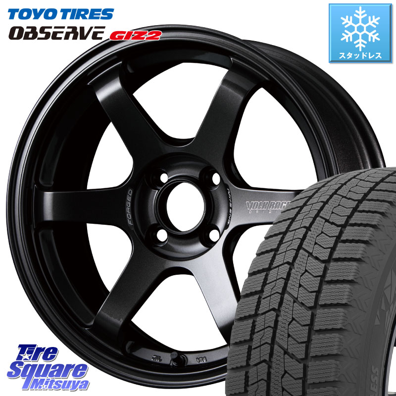 TOYO オブザーブ ギズ2 〇 2025年製 在庫●セール OBSERVE GIZ2 4本単位での販売 スタッドレス ミツヤ 205/55R16RAYS 【欠品次回3~4月】 VOLK RACING TE37 SONIC TE37 ソニック ホイール 16インチ 16X7.0J 35 4穴 100 MAZDA2｜タイヤスクエアミツヤ