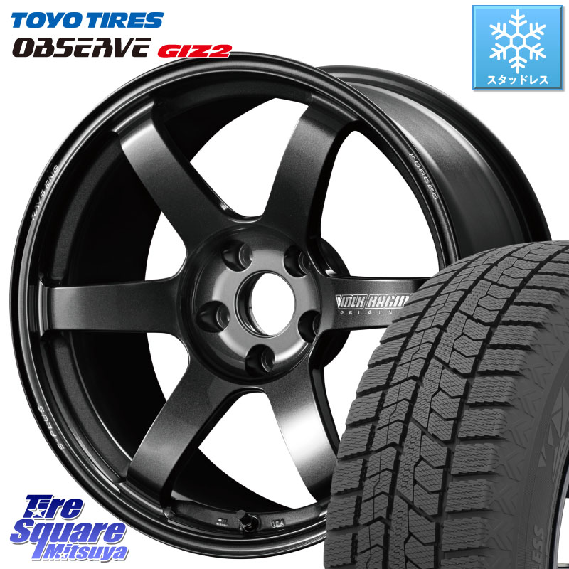 TOYO オブザーブ ギズ2 〇 OBSERVE GIZ2 スタッドレス ミツヤ 205/50R17 RAYS 【欠品次回10~11月】 TE37 SAGA S-plus VOLK RACING 鍛造 ホイール 17インチ 17 X 7.5J +48 5穴 114.3 GU系インプレッサ フロンクス