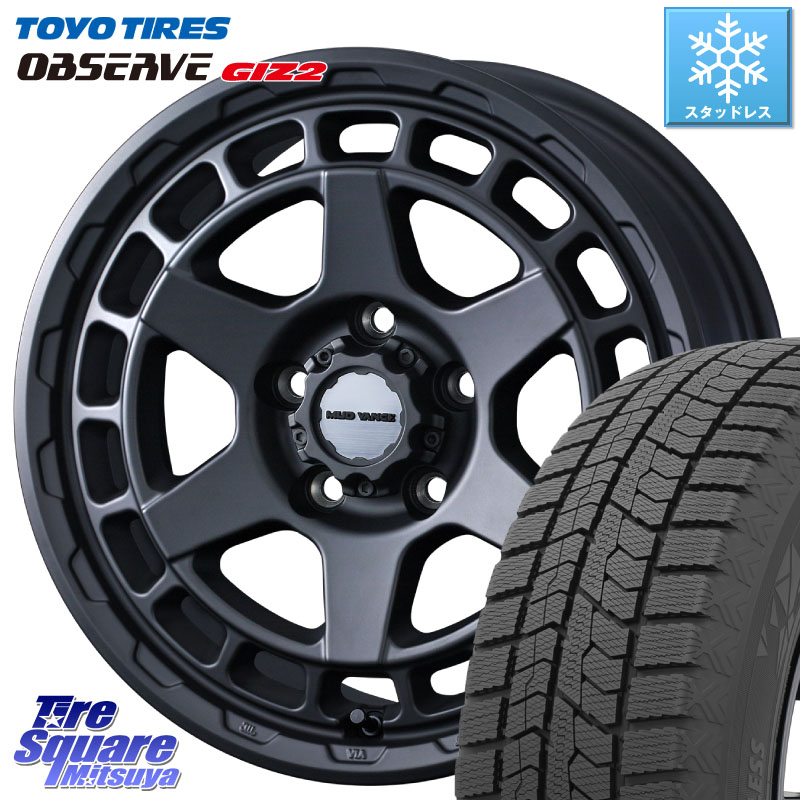TOYO オブザーブ ギズ2 〇 OBSERVE GIZ2 スタッドレス ミツヤ 225/50R17 WEDS MUDVANCE X TYPE S ホイール 17インチ マッドヴァンス 17 X 7.0J +38 5穴 114.3