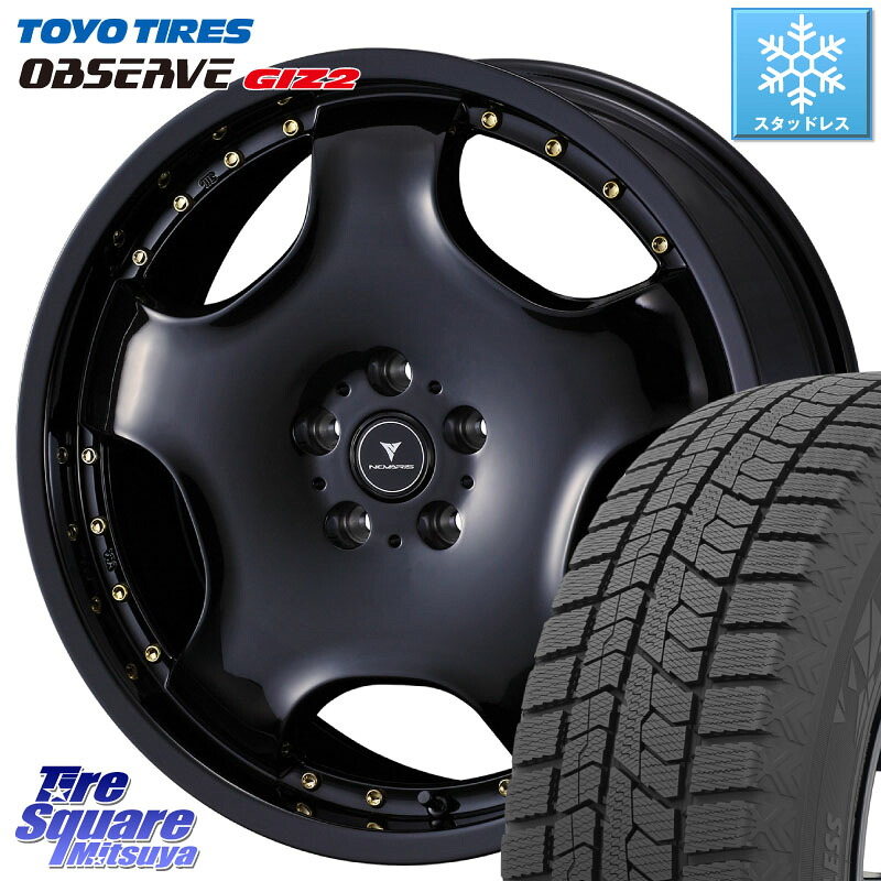 TOYO オブザーブ ギズ2 〇 OBSERVE GIZ2 スタッドレス ミツヤ 215/45R18 WEDS NOVARIS ASSETE D1 特価● ホイール 18インチ ノヴァリス アセット 18 X 7.0J +40 5穴 114.3 90系ノア ヴォクシー プリウスアルファ リーフ