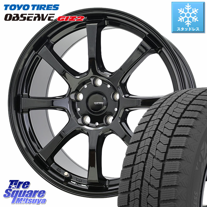 TOYO オブザーブ ギズ2 〇 OBSERVE GIZ2 スタッドレス ミツヤ 205/50R17HotStuff G-SPEED G-08 ホイール 17インチ ジースピード 17X7.0J 48 5穴 114.3 C27セレナ GU系インプレッサ フロンクス ランディ SX4 Sクロス｜タイヤスクエアミツヤ 66,336円