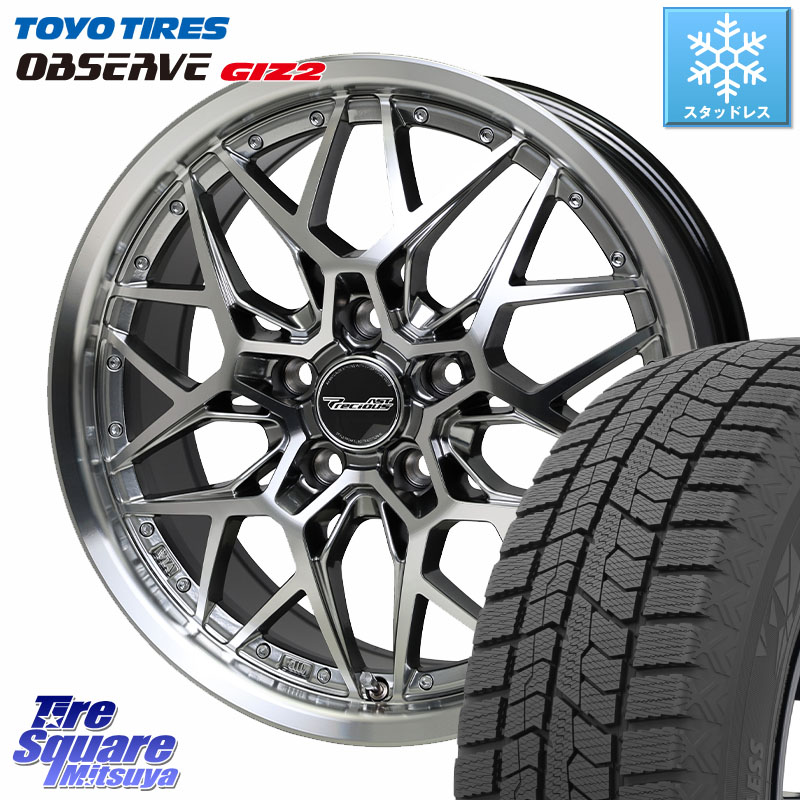 TOYO オブザーブ ギズ2 〇 OBSERVE GIZ2 スタッドレス ミツヤ 215/55R17HotStuff プレシャス Precious AST M5 ホイール 17インチ 17X7.0J 48 5穴 114.3 ヤリスクロス CX-3 RC系オデッセイ前期 ジューク JUKE 日産 セレナ SERENA 日産 エスティマ ティアナ 日産 カムリ｜タイヤスクエアミツヤ