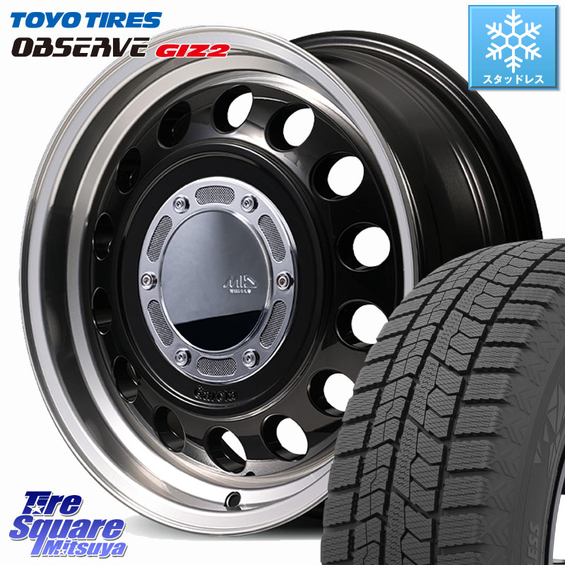 TOYO オブザーブ ギズ2 〇 2025年製 在庫● OBSERVE GIZ2 4本単位での販売 スタッドレス ミツヤ 195/65R15MANARAY MID GARCIA CISCO Type2 ホイール 15インチ 15X5.5J 40 5穴 100 CT レクサス｜タイヤスクエアミツヤ