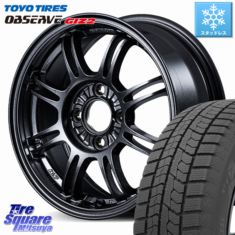 TOYO オブザーブ ギズ2 〇 OBSERVE GIZ2 スタッドレス ミツヤ 175/65R14 RAYS 【欠品次回5~6月】 A･LAP 軽自動車専用 ホイール 14インチ 14 X 6.0J +40 4穴 100