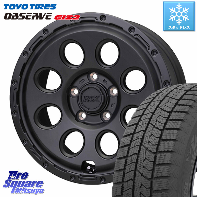 TOYO オブザーブ ギズ2 〇 2025年製 在庫● OBSERVE GIZ2 4本単位での販売 スタッドレス ミツヤ 205/65R16HotStuff MAD CROSS RECON マッドクロス リーコン ホイール 16インチ 16X6.5J 48 5穴 114.3 ヤリスクロス WR-V エスティマ|タイヤスクエアミツヤ