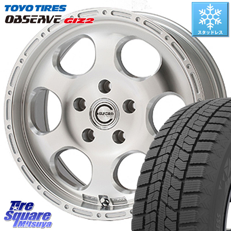 TOYO オブザーブ ギズ2 〇 2025年製 在庫●セール OBSERVE GIZ2 4本単位での販売 スタッドレス ミツヤ 205/55R16 MEIWA Blood Stock One Piece ホイール 16インチ 16 X 7.0J +45 5穴 100 210系カローラスポーツ BRZ・86・GR86