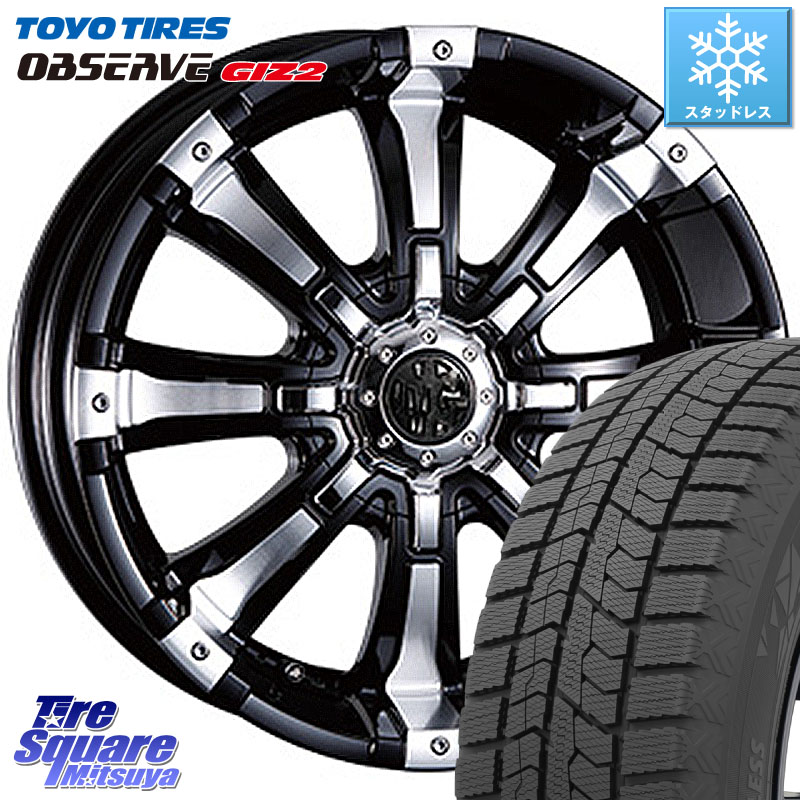 TOYO オブザーブ ギズ2 〇 OBSERVE GIZ2 スタッドレス ミツヤ 205/50R17 CRIMSON クリムソン BEAST ビースト ホイール 17インチ 17 X 7.0J +35 5穴 114.3 GRヤリスRSノーマルキャリパー