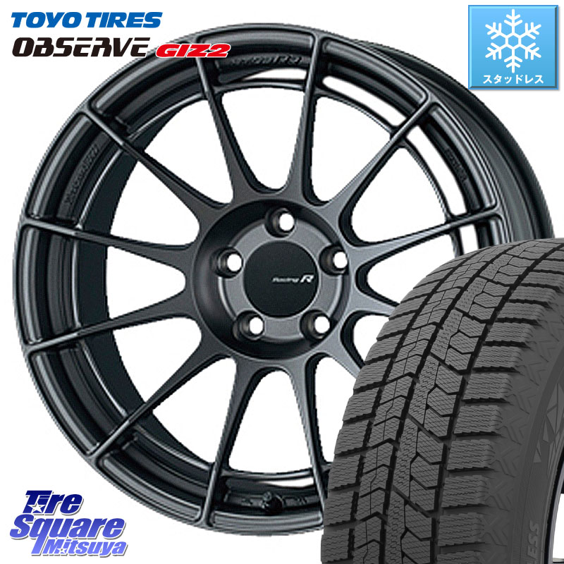 TOYO オブザーブ ギズ2 〇 OBSERVE GIZ2 スタッドレス ミツヤ 225/50R17ENKEI エンケイ Racing Revolution NT03RR GM ホイール 17X8.0J 35 5穴 114.3|タイヤスクエアミツヤ