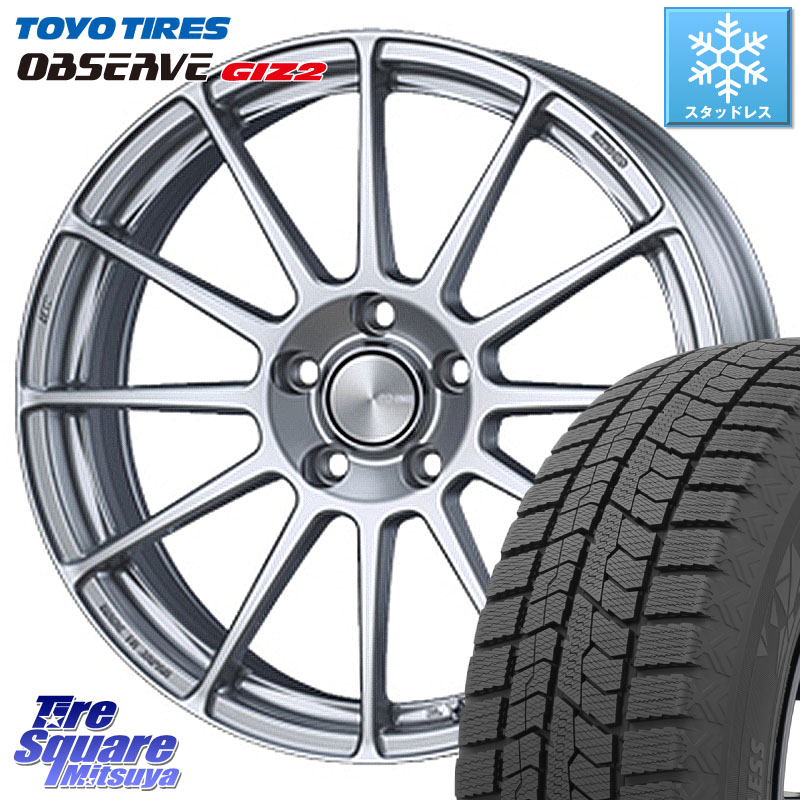 TOYO オブザーブ ギズ2 〇 OBSERVE GIZ2 スタッドレス ミツヤ 225/55R17 ENKEI エンケイ PerformanceLine PF03 ホイール 17 X 7.0J +48 5穴 114.3 RV系ヴェゼル MAZDA6 BN・BL系レガシィ