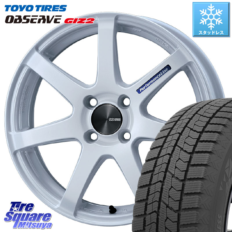 TOYO オブザーブ ギズ2 〇 2025年製 在庫● OBSERVE GIZ2 4本単位での販売 スタッドレス ミツヤ 175/65R15ENKEI エンケイ PerformanceLine PF07 -COLORS- 15X5.0J 45 4穴 100 タフト ハスラー リフトアップ等カスタム フレアクロスオーバー リフトアップ等カスタムサイ｜タイヤスクエアミツヤ