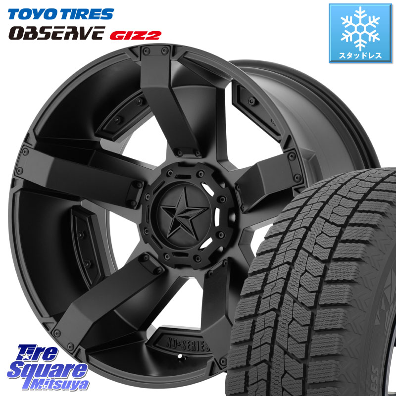 TOYO オブザーブ ギズ2 〇 OBSERVE GIZ2 スタッドレス ミツヤ 225/50R17 KMC XD811 ROCKSTAR2 ホイール 17インチ ロックスター2 17 X 8.0J +35 5穴 114.3