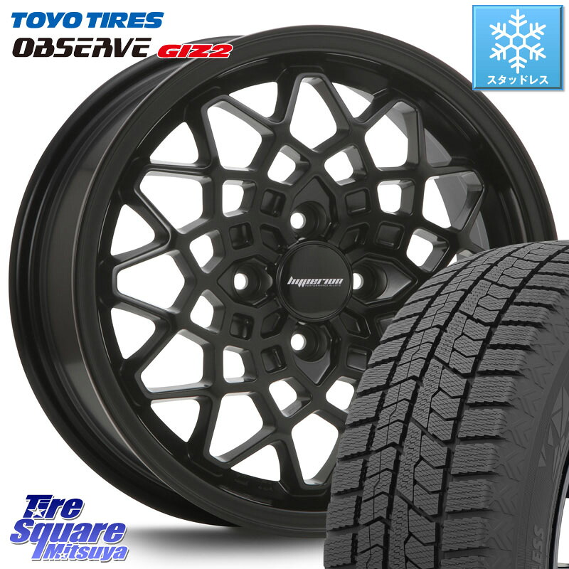 TOYO オブザーブ ギズ2 〇 2025年製 在庫● OBSERVE GIZ2 4本単位での販売 スタッドレス ミツヤ 175/65R15 MLJ hyperion CALMA ハイペリオン カルマ 15 X 5.0J +45 4穴 100