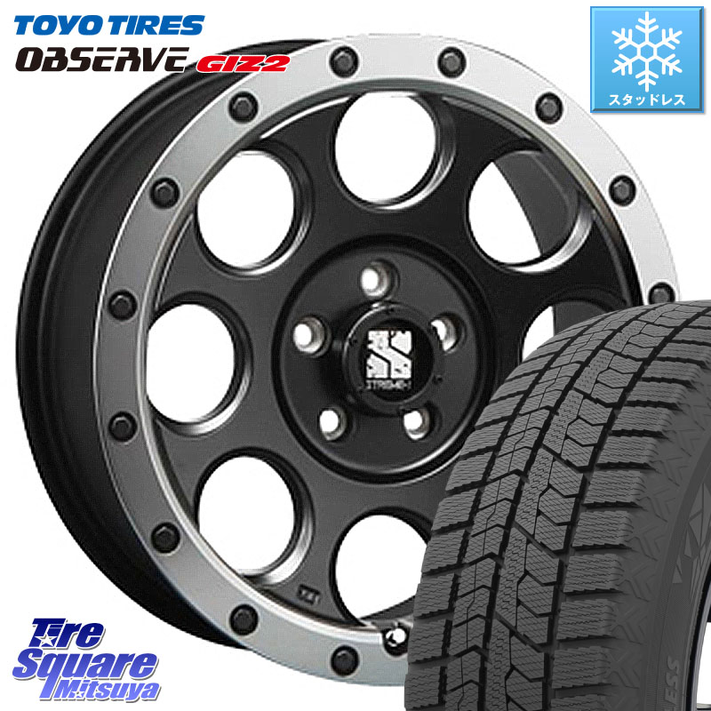 TOYO オブザーブ ギズ2 〇 OBSERVE GIZ2 スタッドレス ミツヤ 215/60R16 MLJ XJ03 エクストリームJ XTREME-J ホイール 16インチ 16 X 7.0J +35 5穴 114.3