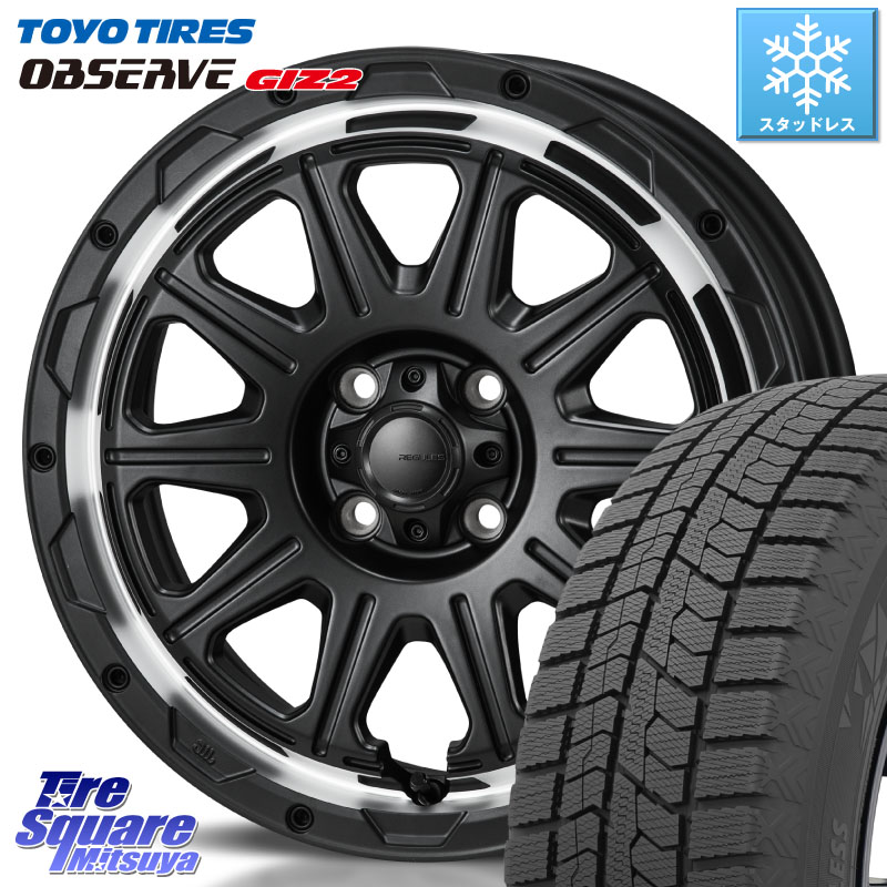 TOYO オブザーブ ギズ2 〇 OBSERVE GIZ2 スタッドレス ミツヤ 195/55R16 MONZA HI-BLOCK REGULES 16インチ 16 X 6.0J +40 4穴 100