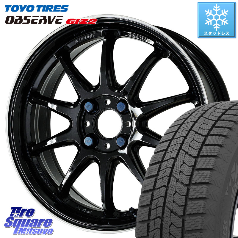 TOYO オブザーブ ギズ2 〇 OBSERVE GIZ2 スタッドレス ミツヤ 195/60R17 WORK ワーク EMOTION エモーション ZR10 17インチ 17 X 7.0J +47 4穴 100 ライズ ロッキー ガソリン車 4穴