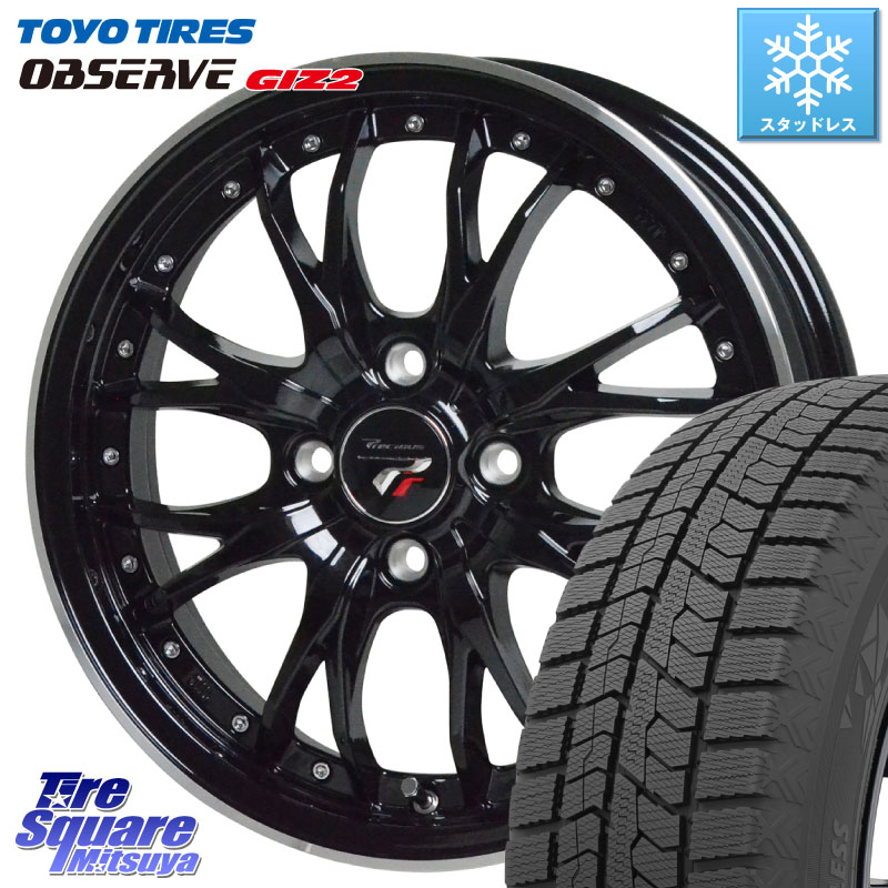 TOYO オブザーブ ギズ2 〇 OBSERVE GIZ2 スタッドレス ミツヤ 175/70R14 HotStuff Precious プレシャス HM3 HM-3 4H MB 14インチ 14 X 4.5J +45 4穴 100 Mx27/37/47Sソリオ・デリカD2