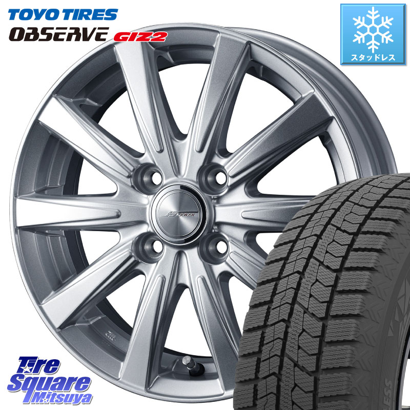 TOYO オブザーブ ギズ2 〇 OBSERVE GIZ2 スタッドレス ミツヤ 195/55R16 WEDS ジョーカースピリッツ ホイール 16 X 6.0J +40 4穴 100