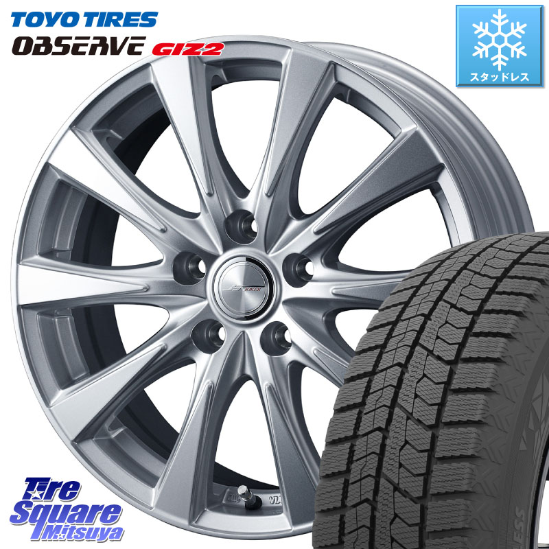 TOYO オブザーブ ギズ2 〇 OBSERVE GIZ2 スタッドレス ミツヤ 225/45R18WEDS ジョーカースピリッツ ホイール 18X8.0J 45 5穴 114.3 90系ノア/ヴォクシー RP6~8ステップワゴン ZE1リーフ プリウスアルファ ジューク JUKE 日産 ノア NOAH RX-8 MAZDA ジェイド マークX|タイヤスクエアミツヤ