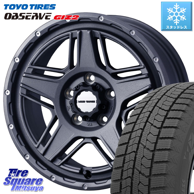 TOYO オブザーブ ギズ2 〇 2025年製 在庫● OBSERVE GIZ2 4本単位での販売 スタッドレス ミツヤ 205/65R16 WEDS 40547 マッドヴァンス MUD VANCE 07 16インチ 16 X 7.0J +38 5穴 114.3 70系カムリ