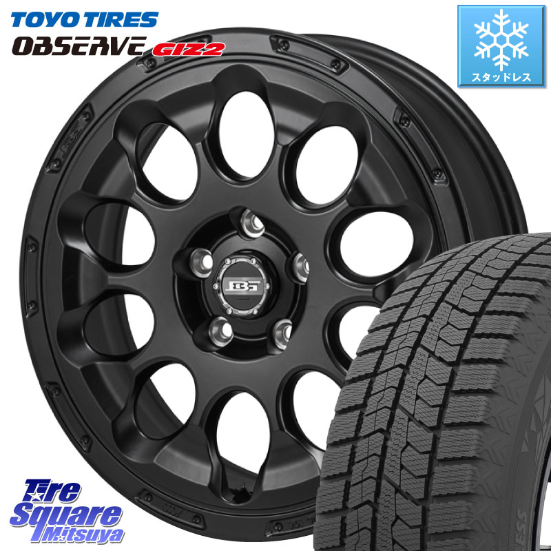 TOYO オブザーブ ギズ2 〇 2025年製 在庫●セール OBSERVE GIZ2 4本単位での販売 スタッドレス ミツヤ 225/45R17Japan三陽 ボトムガルシア CHRONO クロノ 17X7.0J 38 5穴 114.3 GRヤリスRSノーマルキャリパー ブレイド オーリス IS レクサス|タイヤスクエアミツヤ