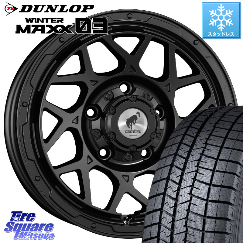DUNLOP ウィンターマックス03 WM03 ダンロップ スタッドレス ミツヤ 215/65R16SUPER STAR LODIO DRIVE ロディオドライブ 8M MONO モノ ※インセット-5 16インチ 16X6.0J 0 5穴 139.7 ジムニー専用(要オーバーフェンダー等) ジムニ&minus;シエラ/ノマド(カスタム) AZオフロー｜タイヤスクエアミツヤ 106,795円