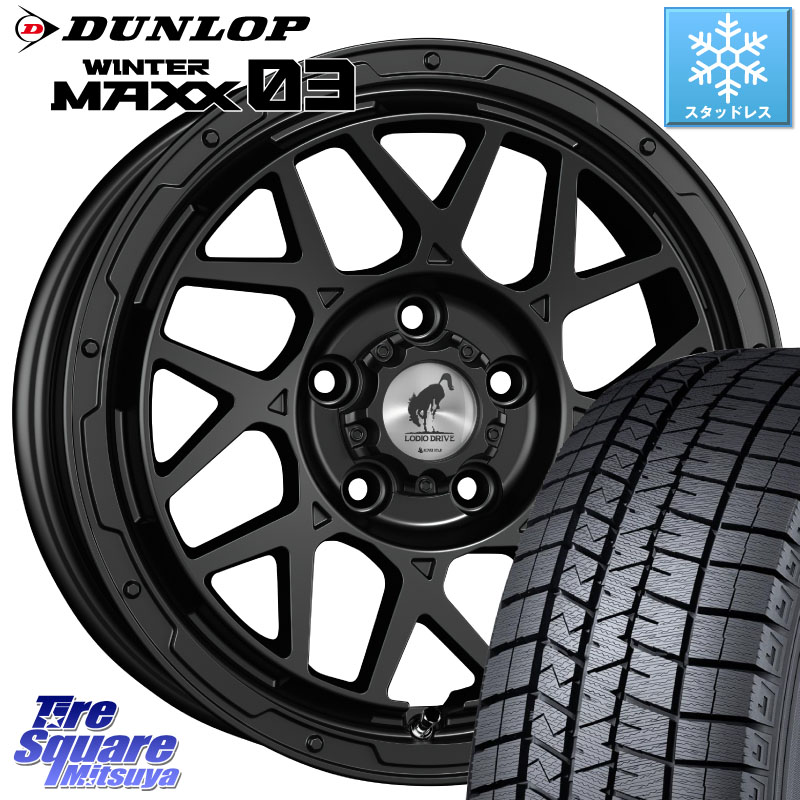 DUNLOP ウィンターマックス03 WM03 ダンロップ スタッドレス ミツヤ 195/50R16 SUPER STAR LODIO DRIVE ロディオドライブ 8M MONO モノ 16 X 7.0J +42 5穴 114.3