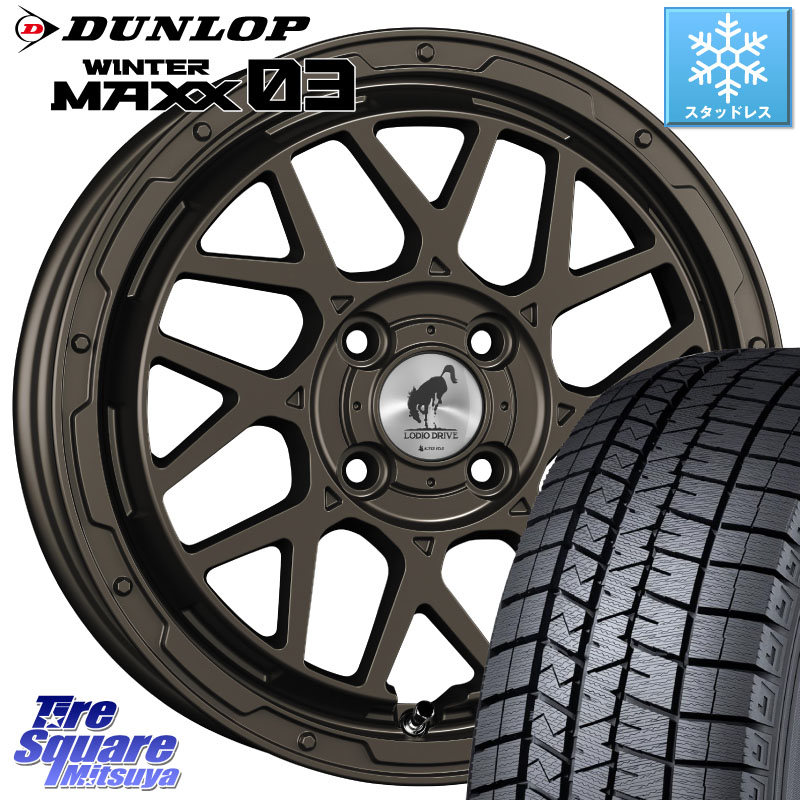 DUNLOP ウィンターマックス03 WM03 ダンロップ スタッドレス ミツヤ 215/70R16 SUPER STAR LODIO DRIVE ロディオドライブ 8M MONO モノ 16インチ 16 X 6.0J +42 4穴 100