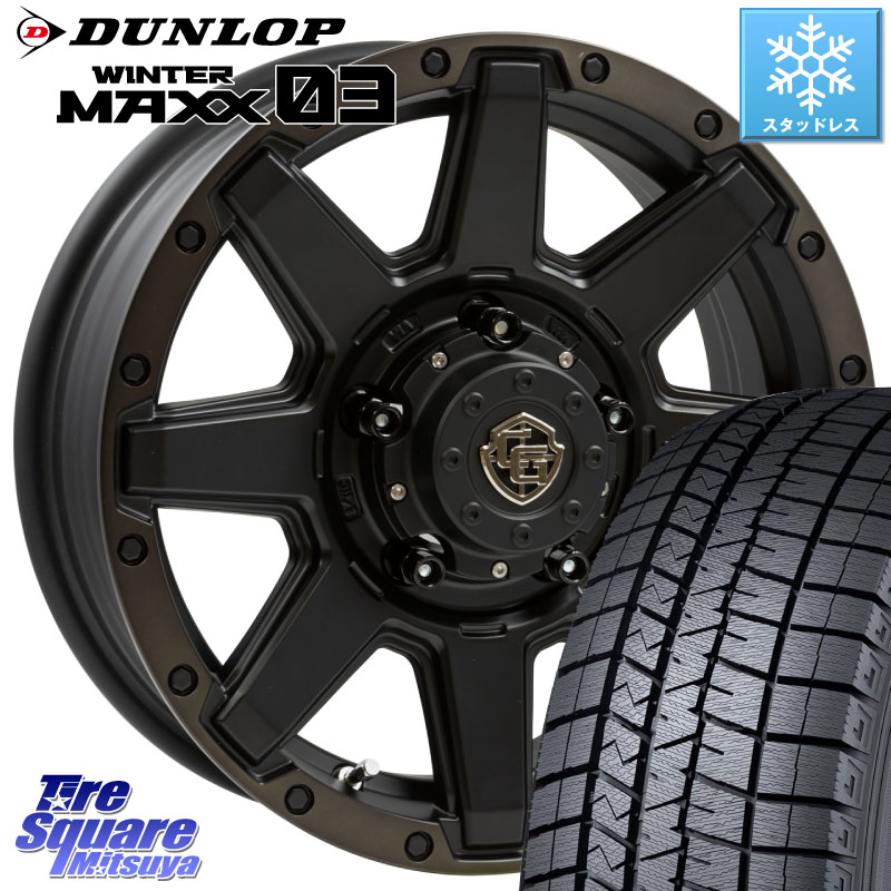 DUNLOP ウィンターマックス03 WM03 ダンロップ スタッドレス ミツヤ 215/65R16 WEDS CROSS OVER GARMENTS StyleU 16インチ 16 X 5.5J +22 5穴 139.7 ジムニー専用(要オーバーフェンダー等)