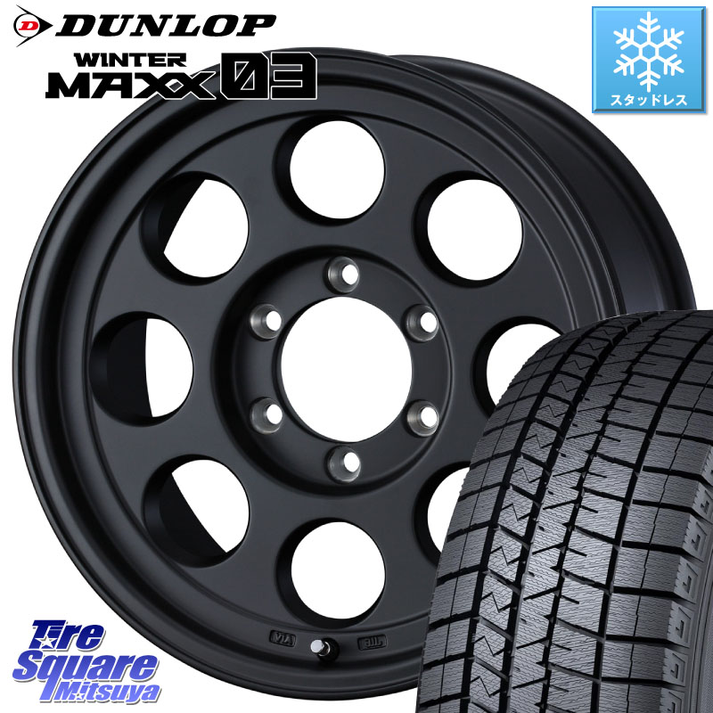 DUNLOP ウィンターマックス03 WM03 ダンロップ スタッドレス ミツヤ 215/65R16 WEDS JIMLINE TYPE2 16インチ ジムライン 16 X 6.5J +25 6穴 139.7 100,920円