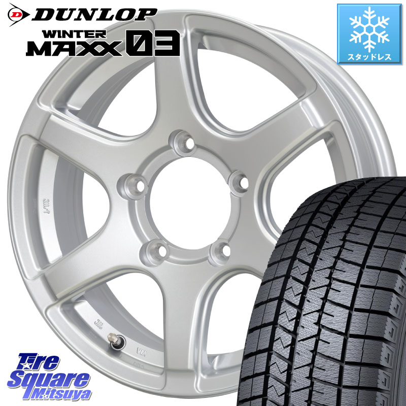 DUNLOP ウィンターマックス03 WM03 ダンロップ スタッドレス ミツヤ 215/70R16 HotStuff BISON BN-04 BN04 バイソン ホイール 16インチ 16 X 5.5J +22 5穴 139.7 ジムニー専用(要オーバーフェンダー等)
