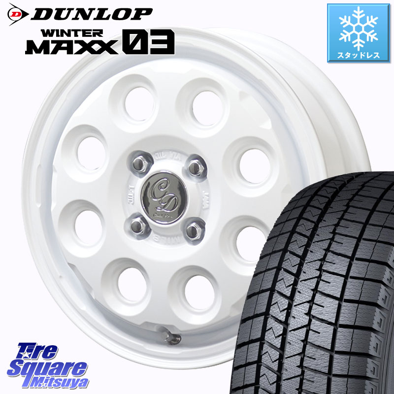 DUNLOP ウィンターマックス03 WM03 ダンロップ スタッドレス ミツヤ 165/65R15 KYOHO Cawaii Decor Decor Nature ホイール 15インチ 15 X 4.5J +45 4穴 100 ダイハツTAFT Mx27/37/47Sソリオ・デリカD2 MAx6S系ソリオ