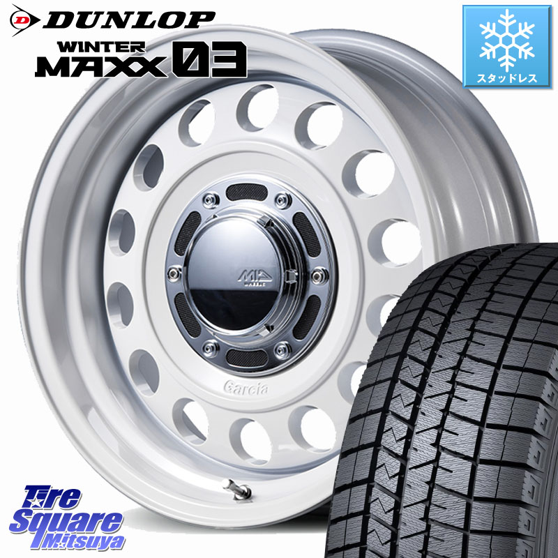 DUNLOP ウィンターマックス03 WM03 ダンロップ スタッドレス ミツヤ 215/70R16 MANARAY MID GARCIA CISCO Type2 ※インセット-5 ホイール 16インチ 16 X 6.0J(JB74) +0 5穴 139.7 ジムニ－シエラ・ノマド