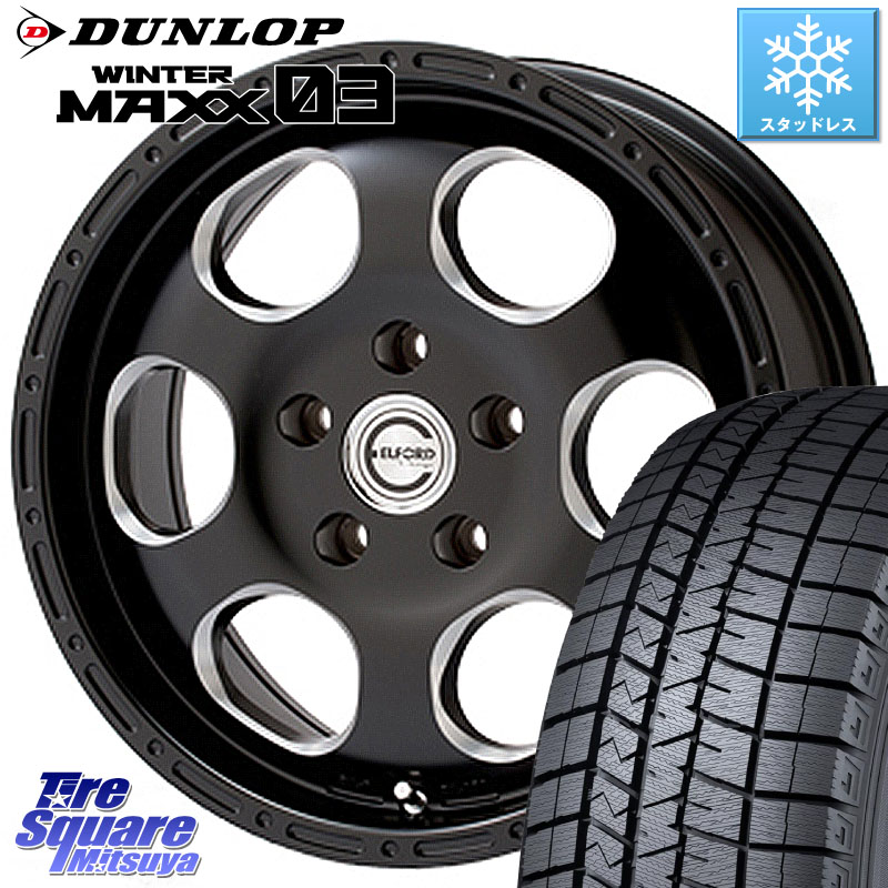 DUNLOP ウィンターマックス03 WM03 ダンロップ スタッドレス ミツヤ 195/60R16 MEIWA Blood Stock One Piece ホイール 16インチ 16 X 7.0J +45 5穴 100