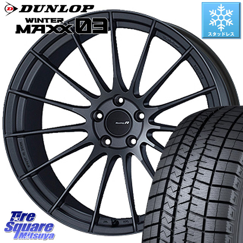 DUNLOP ウィンターマックス03 WM03 ダンロップ スタッドレス ミツヤ 215/40R18ENKEI エンケイ Racing Revolution RS05RR ホイール 18X8.5J 42 5穴 100 BRZ/86ローダウン車 BRZ GR 86 ハチロク 86 ハチロク|タイヤスクエアミツヤ