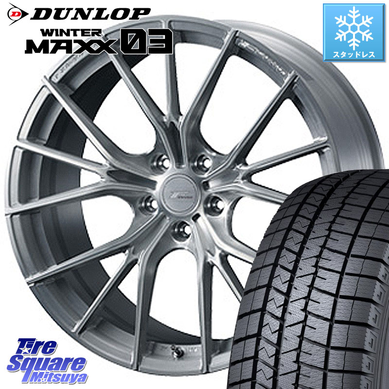 DUNLOP ウィンターマックス03 WM03 ダンロップ スタッドレス ミツヤ 245/40R20 WEDS F ZERO FZ-1 FZ1 鍛造 FORGED ホイール20インチ エフゼロ 20 X 8.5J +38 5穴 114.3 30系アルファード 30系ヴェルファイア 20系アルファード 266,625円