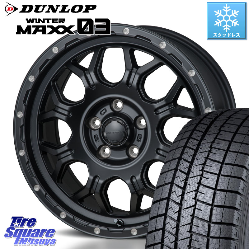 DUNLOP ウィンターマックス03 WM03 ダンロップ スタッドレス ミツヤ 225/60R17 MONZA HI-BLOCK JERRARD ホイール 4本 17インチ 17 X 7.5J +41 5穴 114.3 30系アルファード 30系ヴェルファイア デリカD:5 SL系フォレスター