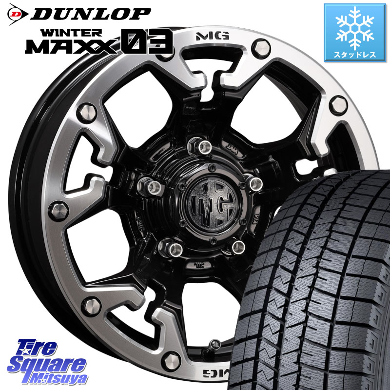 DUNLOP ウィンターマックス03 WM03 ダンロップ スタッドレス ミツヤ 215/65R16CRIMSON クリムソン GOLEM インセット-5 ゴーレム 16インチ 16X6.0J 0 5穴 139.7 ジムニー専用(要オーバーフェンダー等) ジムニ&minus;シエラ/ノマド(カスタム) AZオフロード カスタムサイズ｜タイヤスクエアミツヤ 114,875円